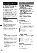 Preview for 38 page of Sony DSX-S310BTX Operating Instructions Manual