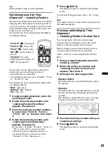 Preview for 41 page of Sony DSX-S310BTX Operating Instructions Manual