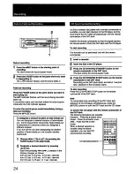 Предварительный просмотр 24 страницы Sony DTC-57ES Operating Instructions Manual