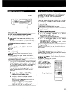 Preview for 23 page of Sony DTC-87ES Operating Instructions Manual