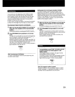 Preview for 29 page of Sony DTC-87ES Operating Instructions Manual