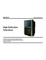 Предварительный просмотр 1 страницы Sony DTV-01 Manual