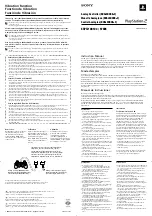 Sony DUALSHOCK II SCPH-10010 U / 97026 Instruction Manual preview