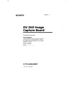 Sony DVBK-2000 Operating Instructions Manual предпросмотр