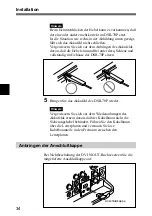 Предварительный просмотр 34 страницы Sony DVCAM DSBK-140 Installation Instructions Manual