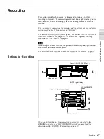 Preview for 27 page of Sony DVCAM DSR-1500 Operating Instructions Manual