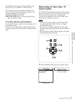 Preview for 47 page of Sony DVCAM DSR-1500 Operating Instructions Manual