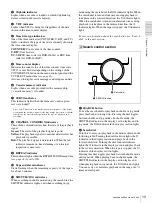 Preview for 13 page of Sony DVCAM DSR-1600A Operating Instructions Manual