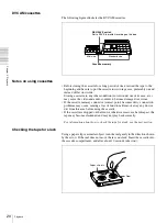 Preview for 20 page of Sony DVCAM DSR-1600A Operating Instructions Manual