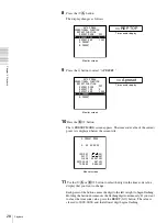 Preview for 28 page of Sony DVCAM DSR-1600A Operating Instructions Manual