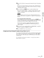 Preview for 29 page of Sony DVCAM DSR-1600A Operating Instructions Manual