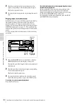 Preview for 34 page of Sony DVCAM DSR-1600A Operating Instructions Manual