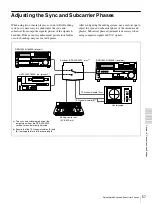 Preview for 57 page of Sony DVCAM DSR-1600A Operating Instructions Manual