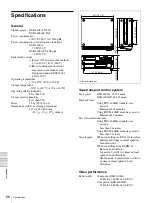 Preview for 66 page of Sony DVCAM DSR-1600A Operating Instructions Manual