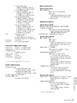 Preview for 67 page of Sony DVCAM DSR-1600A Operating Instructions Manual