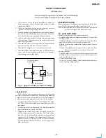 Preview for 3 page of Sony DVCAM DSR-25 Service Manual