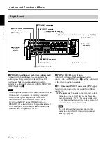 Предварительный просмотр 22 страницы Sony DVCAM DSR-50 Operating Instructions Manual