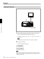 Предварительный просмотр 54 страницы Sony DVCAM DSR-50 Operating Instructions Manual