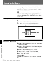 Предварительный просмотр 76 страницы Sony DVCAM DSR-50 Operating Instructions Manual