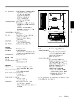 Предварительный просмотр 209 страницы Sony DVCAM DSR-50 Operating Instructions Manual