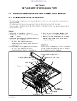 Предварительный просмотр 175 страницы Sony DVCAM DSR-60 Service Manual