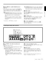 Preview for 21 page of Sony DVCAM DSR-70A Operating Instructions Manual