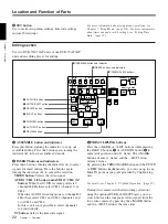 Preview for 22 page of Sony DVCAM DSR-70A Operating Instructions Manual