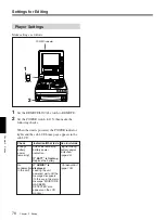 Preview for 76 page of Sony DVCAM DSR-70A Operating Instructions Manual