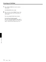 Preview for 78 page of Sony DVCAM DSR-70A Operating Instructions Manual