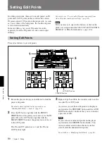 Preview for 80 page of Sony DVCAM DSR-70A Operating Instructions Manual