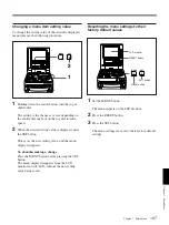 Preview for 107 page of Sony DVCAM DSR-70A Operating Instructions Manual