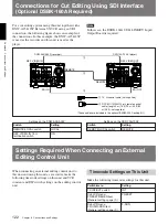 Preview for 122 page of Sony DVCAM DSR-70A Operating Instructions Manual