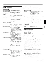 Preview for 145 page of Sony DVCAM DSR-70A Operating Instructions Manual