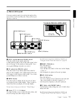 Preview for 13 page of Sony DVCAM DSR-80 Operating Instructions Manual