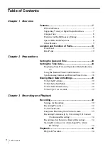 Preview for 4 page of Sony DVCAM DSR-DR1000A Operating Instructions Manual