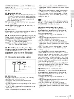 Preview for 15 page of Sony DVCAM DSR-DR1000A Operating Instructions Manual