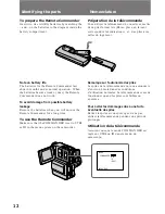 Preview for 12 page of Sony DVCAM DSR-PD1 Operating Instructions Manual