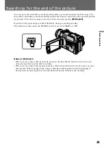 Preview for 25 page of Sony DVCAM DSR-PD100A Operating Instructions Manual