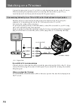 Preview for 72 page of Sony DVCAM DSR-PD100A Operating Instructions Manual