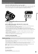 Preview for 83 page of Sony DVCAM DSR-PD100A Operating Instructions Manual