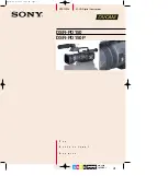 Sony DVCAM DSR-PD150 Brochure & Specs preview