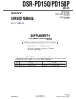 Preview for 278 page of Sony DVCAM DSR-PD150 Service Manual