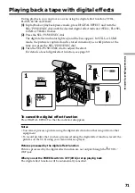 Preview for 71 page of Sony DVCAM DSR-PD150P Operating Instructions Manual