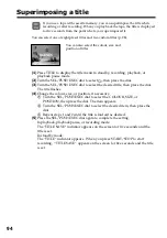 Preview for 94 page of Sony DVCAM DSR-PD150P Operating Instructions Manual