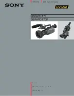 Preview for 1 page of Sony DVCAM DSR-PD170P Brochure & Specs