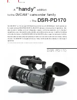 Preview for 5 page of Sony DVCAM DSR-PD170P Brochure & Specs