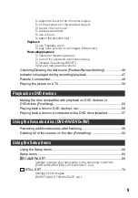 Preview for 9 page of Sony DVD405E Operating Manual