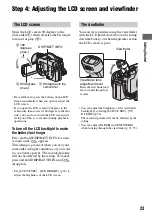 Preview for 23 page of Sony DVD405E Operating Manual