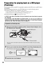 Preview for 36 page of Sony DVD405E Operating Manual