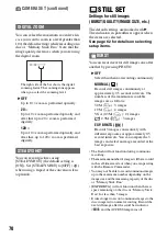 Preview for 70 page of Sony DVD405E Operating Manual